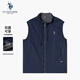 U.S. POLO ASSN.商場(chǎng)同款馬甲男士雙面穿立領(lǐng)商務(wù)休閑外套坎肩上衣父親節禮物