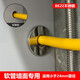 暄云（XUANYUN）煤氣管道遮擋裝飾櫥柜燃?xì)夤苌w板遮擋天然氣管子遮丑神器美化遮蓋 軟管墻面專用（8K不銹鋼）