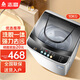 志高波輪洗衣機(jī)全自動(dòng)家用 帶烘干洗烘一體 迷你小洗衣機(jī)脫水甩干機(jī)強(qiáng)力風(fēng)干自清潔宿舍 10公斤灰色【帶脫水功能+風(fēng)干潔桶+防纏繞】