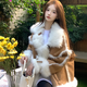 妃莉杋（FeiLiFan）小香風(fēng)羊羔毛外套女秋冬季2025新款時(shí)尚洋氣皮毛一體加厚毛毛大衣 卡其色 L （110-125斤）