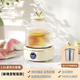 航方全玻璃養生壺迷你養生杯母嬰級材質(zhì)燒水壺煮茶器花茶壺恒溫壺辦公室家用煮茶壺保溫 【智能款+過(guò)濾網(wǎng)】玻璃壺Q+底座J 1.6L