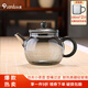全度（Quandu）炫彩一人飲手工小茶壺全玻璃泡茶器小號迷你家用功夫茶具帶過(guò)濾 彩珠壺 150ml