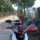 摩托車(chē)電動(dòng)車(chē)踏板車(chē)前擋風(fēng)玻璃電瓶車(chē)透明擋風(fēng)板高清加寬護手款 T型_2.5mm_無(wú)膠邊+配件+扳手