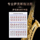 夏奇拉(SHEIKKI) 專(zhuān)業(yè)薩克斯風(fēng)指法圖解 練習樂(lè )譜五線(xiàn)譜表自學(xué)即興工具 薩克斯指法圖
