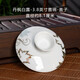 恒古（Heregur） 青花陶瓷蓋子功夫茶具三才蓋碗蓋子蓋凹蓋茶碗蓋子單蓋零配件 丹楓白露-單獨蓋子-8.1cm