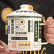 歐麗家歐麗家琺瑯搪瓷港式復古搪瓷杯老式鐵瓷缸子茶杯帶蓋電磁爐燃氣 12cm發(fā)財-1200ml