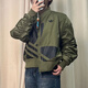 阿迪達斯（adidas）三葉草棉服外套男裝女裝春季新款棒球服運動(dòng)休閑棉襖夾克 JL8381橄欖綠 M