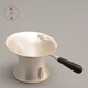 藏六造銀茶漏 純銀999純手工茶濾過濾器家用茶道配件純銀茶具 檀木知了茶托茶漏套裝