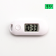 TAIXUN桌面電子表迷你 迷你電子表 學(xué)生考試專用電子表 鑰匙扣表背鬧飾 橢圓形白色電子表（夜光版） 24小時(shí)制