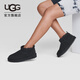 UGG秋季女士休閑舒適平底純色圓頭時(shí)尚經(jīng)典短筒靴雪地靴 1116109 BLK | 黑色 38 鞋款偏小，建議拍大一碼