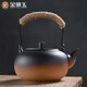 金鑲玉茶壺?zé)蟛鑿?fù)古提梁電陶爐圍爐大容量室內(nèi) 富貴燒水容水壺850ML