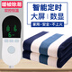 曖倍爾 電熱毯雙人雙控電褥子單人電熱毯宿舍智能定時電褥子（圖案隨機 9檔定時【單人單控1.5x1.2米】