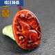 戩玨吊墜十二生肖小葉紫檀木質(zhì)屬相虎兔龍馬牛鼠木制紅木掛件飾品項(xiàng)鏈 鼠＋項(xiàng)鏈繩