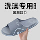 回力拖鞋男夏季新款洗澡專用拖鞋情侶家居室內(nèi)防滑軟底浴室涼拖鞋 灰色 【防滑款】 39(適合38/39腳穿)