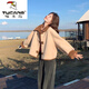 啄木鳥(niǎo)（TUCANO）皮毛一體羊羔毛外套女雙面短款可穿小個(gè)子2025新款加厚短款麂皮絨 兩面穿外套 S