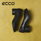愛(ài)步（ECCO）單鞋女 一腳蹬包頭牛皮高跟鞋 雕塑奢華系列222493 黑色22249301001 36