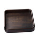 自像堂 黑檀木手工實(shí)木一體分茶盤(pán)普洱茶餅賞茶盤(pán)品茶盤(pán)收納功夫茶具 黑檀木四方形