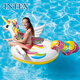 INTEX 57561獨(dú)角獸充氣坐騎 游泳圈成人兒童充氣玩具浮排浮床加厚水上