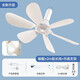 志高（CHIGO）小吊扇 小型電風(fēng)扇 小風(fēng)扇家用學(xué)生宿舍床上大風(fēng)力6頁(yè)蚊帳扇懸掛式微風(fēng)吊扇便攜小電扇 標(biāo)配款+2米延長(zhǎng)線+吊扇支架