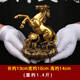 皇軒文化 純黃銅十二生肖擺件全套銅狗鼠?；⑼谬埳唏R羊猴雞豬 全銅客廳家居裝飾工藝品擺件 午馬