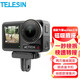 TELESIN適配大疆a(chǎn)ction5 pro快拆磁吸座osmo 360 action4/3快拆轉(zhuǎn)接件戶(hù)外拍攝固定支架 action3/4/5pro磁吸快拆底座