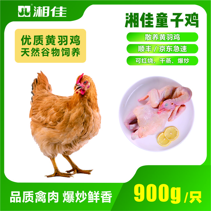 湘佳童子雞900g/2只裝