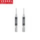 VESSEL威威 十字批頭 細桿分段十字螺絲刀 PH0X65mm 2支裝
