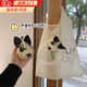 惗優(yōu)品ins風(fēng)可愛(ài)卡通小狗可折疊購物袋隨身便攜大容量超市手提環(huán)保袋 可折疊購物袋【小狗米色】