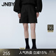JNBY/江南布衣春秋短褲簡(jiǎn)約休閑時(shí)尚女簡(jiǎn)約休閑寬松喇叭5O3E10930 001/本黑 S