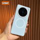 XFMF高級感奶黃色液態(tài)硅膠磁吸適用vivoX200手機殼Z9全包防摔x100pro簡約親膚軟糯iqoo13男女款保護套 磁吸-【果凍藍】大孔果凍液態(tài)硅膠-簡約ins vivo X200 Pro