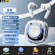 XCTOPEST水晶透明數(shù)顯TWS無(wú)線藍(lán)牙耳機(jī)音樂(lè)通話運(yùn)動(dòng)新款入耳式雙邊立體聲降噪音質(zhì)手機(jī)通用 頂配白【炫酷七彩燈丨超強(qiáng)續(xù)航】