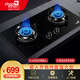 超人（chaoren）超人JZY/T-X1內(nèi)旋猛火灶具5.0kW大火力燃氣灶家用廚房燃氣灶天然氣液化氣雙灶臺式嵌入式 天然氣 12T