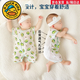 G.duck寶寶夏季短袖連體衣嬰兒純棉夏裝薄款哈衣爬服新生嬰兒散熱網(wǎng)孔衣 （短袖款）斜開(kāi)牛油果 73cm 適合13-17斤