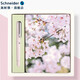 施耐德（Schneider）童節(jié)禮物BK400鋼筆小學(xué)生三四年練字級商務(wù)辦公簽字筆企業(yè)定制鋼筆加本套裝送禮禮盒免費刻字 花粉極光綠F尖0.5mm筆加本套裝