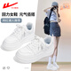 回力女鞋小白鞋女厚底休閑板鞋純白色韓版運動(dòng)百搭學(xué)生鞋子女 白色 37