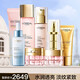 歐萊雅套裝美白淡斑緊致補水保濕護膚品女送媽媽化妝品全套 全家福八件套