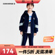 匡威Converse童裝男女童衛衣外套+長(cháng)褲2件套加絨保暖兒童套裝