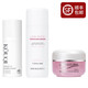 蔻琦 （KOUQI）潔面補水保濕提亮膚色 男女護膚品套裝 熔巖水+泡泡面膜+粒子霜