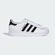 阿迪達斯（adidas）三葉草小白鞋男女經(jīng)典SUPERSTAR貝殼頭板鞋運動(dòng)鞋 JQ4098 JQ4098（系帶） 37.5 碼4-/適合腳長(cháng)230mm