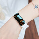 筱岙vivoppo蘋果機(jī)通用iwatch GT4智能手表環(huán)女運動血壓心率防水多功能情侶健康秒表卡路里微信提醒 簡約白【消息提醒 心率血壓監(jiān)測 計步運動等】