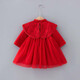 誠心城裕嬰兒春夏秋裝唐裝新款公主裙連衣裙洋氣紅生日背心寶寶周歲禮服  7929春秋單裙 L