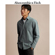 ABERCROMBIE & FITCH男裝女裝情侶裝春秋經(jīng)典小麋鹿通勤百搭長(zhǎng)袖府綢襯衫KI125-3251 綠色條紋 M 180/100A，【推薦130-140斤】