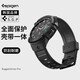 Spigen適用于三星Watch 6 Classic保護(hù)殼Galaxy手表Watch6戶外防摔硅膠殼 黑色+保護(hù)殼表帶一體 三星Watch 6 Classic (47MM)