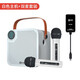 屁顛蟲(chóng)A7家庭ktv無(wú)線麥克風(fēng)電視k歌家用唱歌手機(jī)全民天籟k歌演講戶外手提便攜音箱 白色【雙麥版】