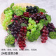 星恒夢仿真葡萄串仿真水果塑料提子假水果模型道具綠色植物室內(nèi)裝飾擺件 24粒葡萄(混色5串)