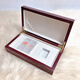 漳州禮品盒片仔癀木盒空禮盒十粒包裝盒原裝六粒分裝盒子福建三寶 小木盒可裝1粒 19*10*4cm 送藥盒手提袋