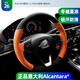 梵汐手縫方向盤套翻毛皮適用寶馬奔馳奧迪秋冬季汽車用品真皮四季通用 款式26