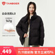 坦博爾短款立領(lǐng)輕暖寬松顯瘦女士羽絨面包服TBF530328T 黑色 160 