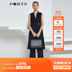 PORTS寶姿 商場(chǎng)同款新品女裝氣質(zhì)拼接馬甲三醋纖LL8J024KWO014 黑色 M (6)