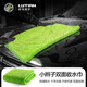 綠田（LUTIAN）汽車(chē)用品雙面小辮子吸水收水毛巾擦車(chē)巾洗車(chē)強力吸水抹布雙層玫紅 雙面收水巾50*60cm（綠色）